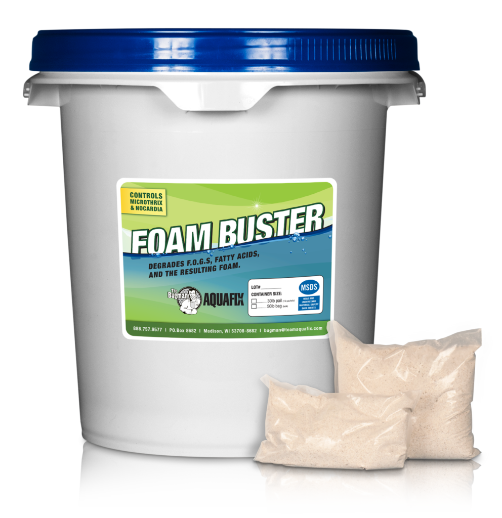 FoamBuster reduces foam in wastewater facilities