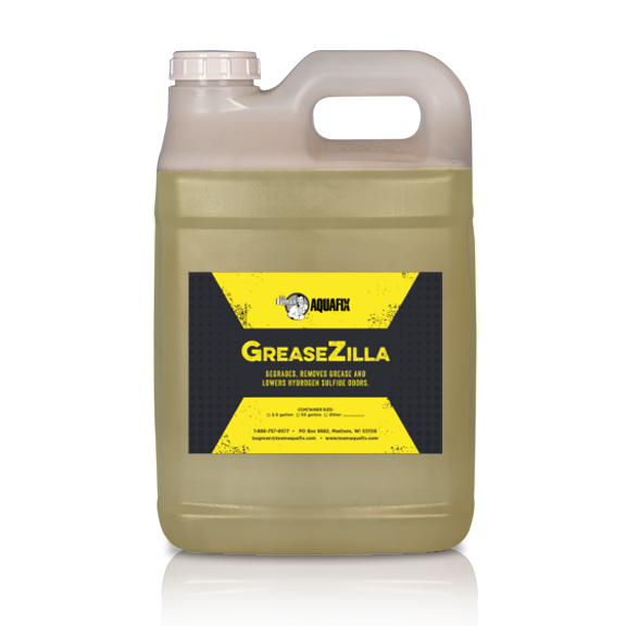 GreaseZilla is used to remove and degrade grease in wastewater systems. Safe and effective
