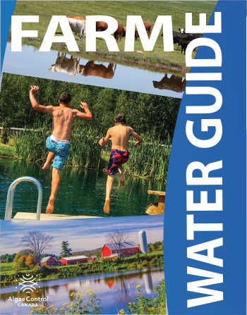 Cover of the Farm Water Guide for managing agriculture ponds, dugouts and reservoirs